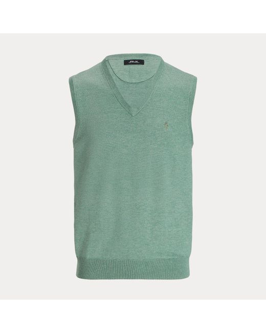 Ralph Lauren Performance-Pullunder Mit Baumwolle in Green für Herren