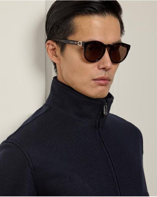 Ralph Lauren Blue Felton Cashmere-Blend Flight Jacket for men