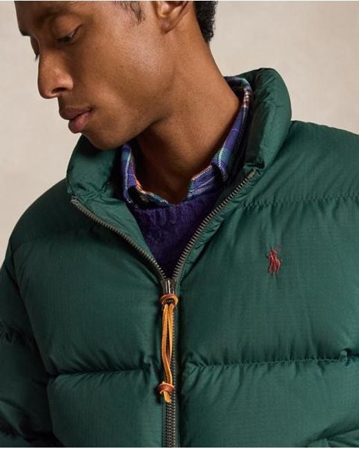 Polo Ralph Lauren Green The Wyoming Ripstop Down Jacket for men