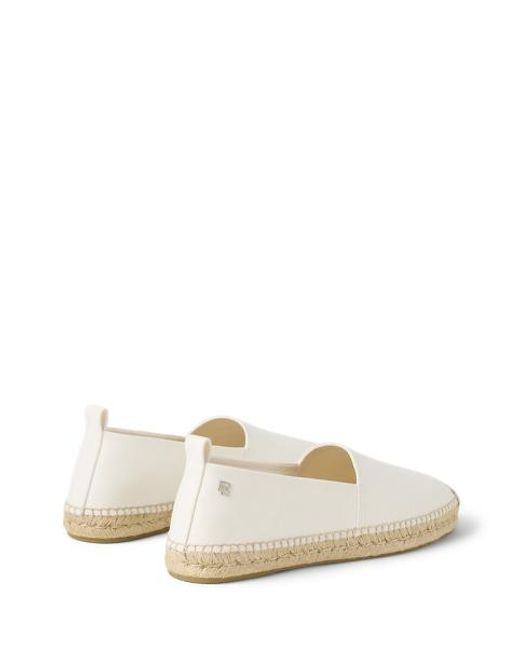 Ralph Lauren White Bosworth Linen-Silk Espadrille for men