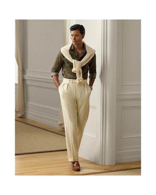 Ralph Lauren Green Ralph Lauren Paisley-Print Linen Shirt for men