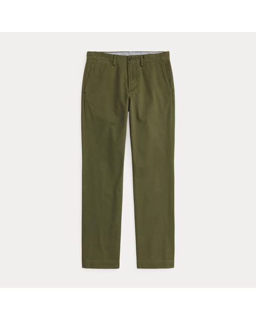 Polo Ralph Lauren Green Bedford Stretch Straight Fit Trouser for men
