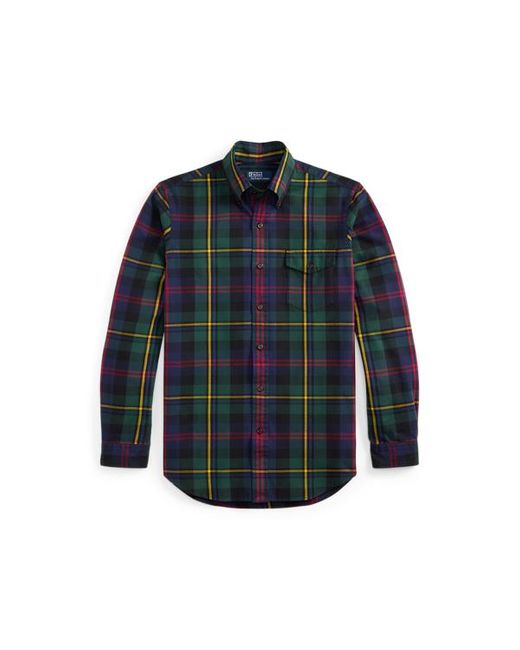Camicia Oxford scozzese Classic-Fit di Polo Ralph Lauren in Blue da Uomo