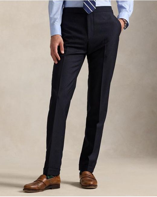 Polo Ralph Lauren Blue Polo Tailored Pinstripe Wool Suit for men