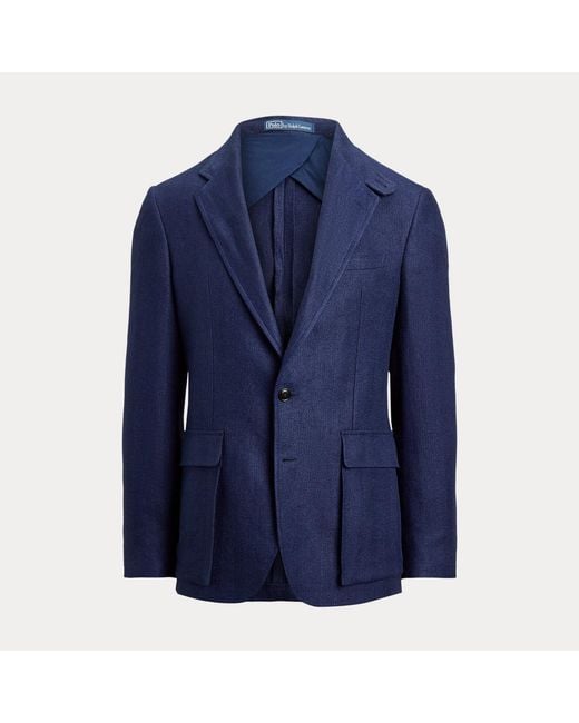 Polo Ralph Lauren Blue The Rl67 Summer Tweed Jacket for men