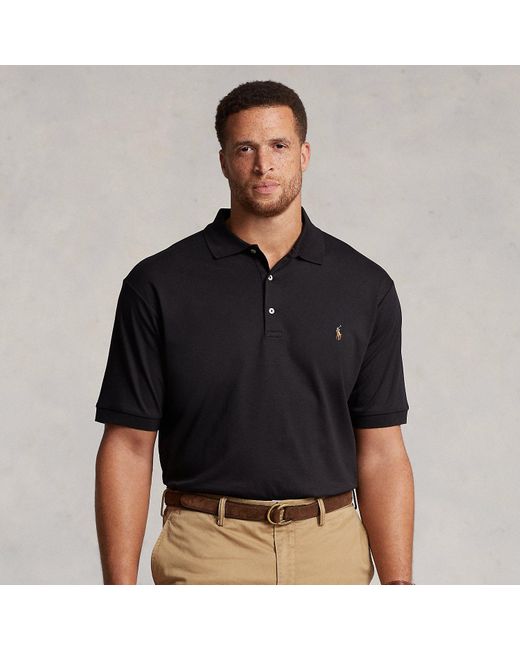 Polo Ralph Lauren Black Soft Cotton Polo Shirt for men
