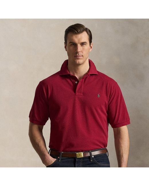 Polo Ralph Lauren Ralph Lauren The Iconic Mesh Polo Shirt in Red for ...