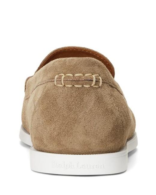 Polo Ralph Lauren Natural Merton Suede Venetian Loafers for men