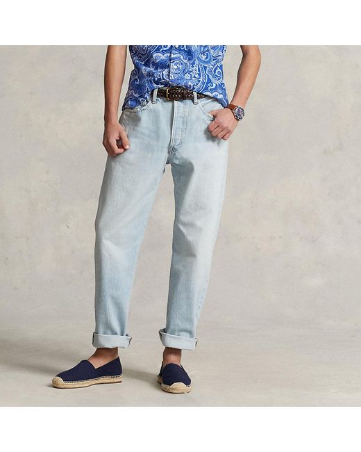 Ralph Lauren Anders Classic Taper Fit Faded Jean in Blue for Men Lyst