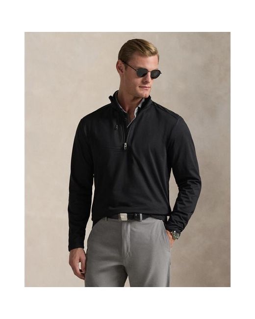 Ralph Lauren Black Classic Fit Stretch Jersey Pullover for men