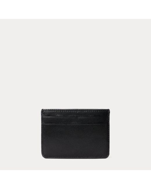 Ralph Lauren Black Leather Card Case