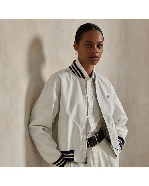 Ralph Lauren Natural The Oak Bluffs Track Jacket