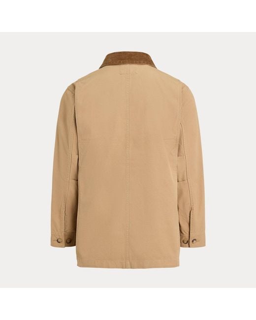 Polo Ralph Lauren Natural Cotton Canvas Barn Jacket