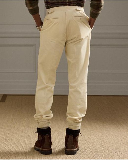Ralph Lauren Handgeschneiderte Kordsamthose Gregory in Green für Herren