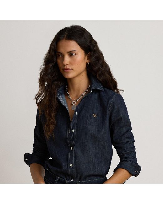 Ralph Lauren Blue Classic Fit Denim Shirt