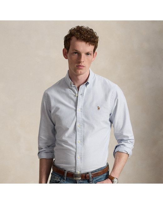 Polo Ralph Lauren Multicolor Slim Fit Striped Oxford Shirt for men