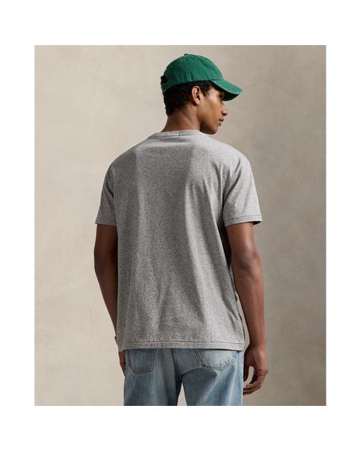 Maglietta in jersey con logo Classic-Fit di Polo Ralph Lauren in Gray da Uomo