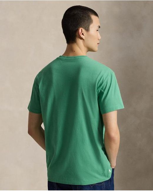 Polo Ralph Lauren Green Classic Fit Logo Jersey T-Shirt for men