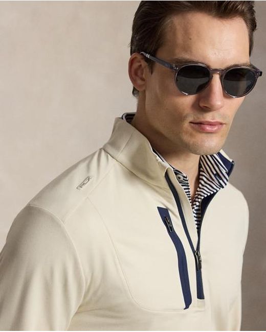 Ralph Lauren White Stretch Jersey Pullover for men