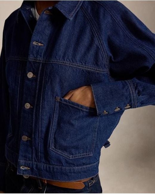 Polo Ralph Lauren Blue Shaped Denim Jacket