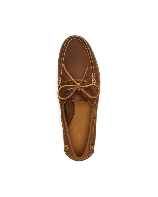 Polo Ralph Lauren Bootsschuh Merton aus Leder in Brown für Herren