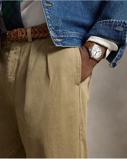 Polo Ralph Lauren Natural Suffield Relaxed Fit Chino Trousers for men