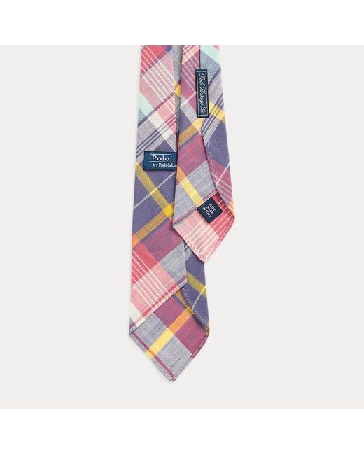 Polo Ralph Lauren Karierte Krawatte im Vintage-Stil in Purple für Herren