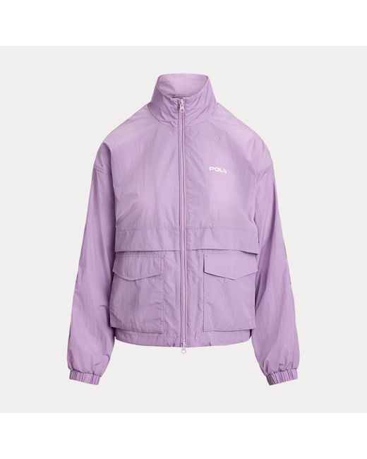 Polo Ralph Lauren Purple Overlay Windbreaker