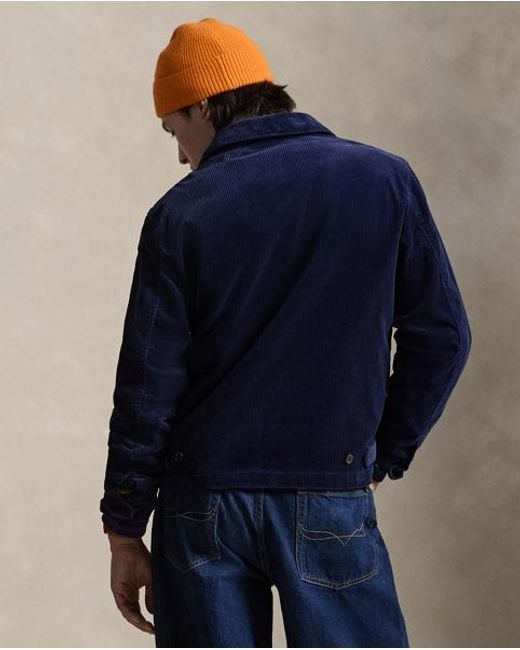 Polo Ralph Lauren Blue The Wynton Corduroy Jacket for men