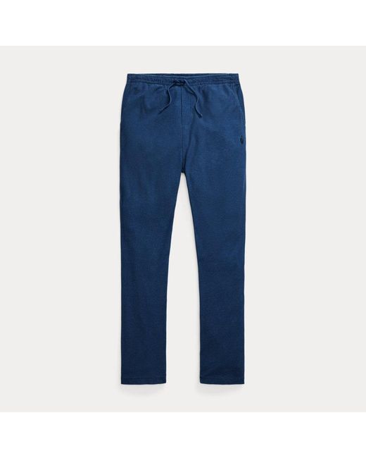 Polo Ralph Lauren Indigogefärbte Piqué-Hose mit Tunnelzug in Blue für Herren