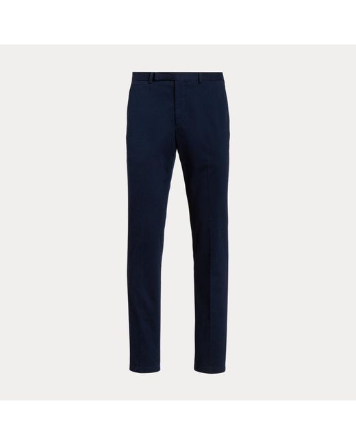Polo Ralph Lauren Blue Garment-dyed Stretch Chino Suit Trouser for men