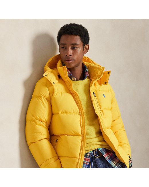 Ralph Lauren Yellow The Gorham Down Jacket for men