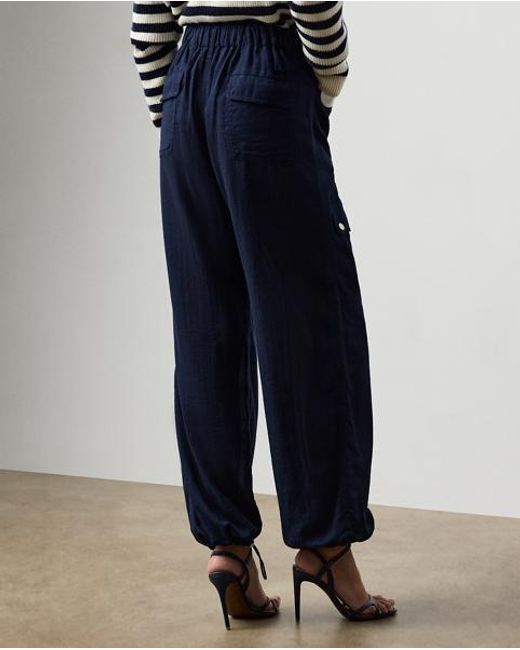 Ralph Lauren Blue Briella Ripstop Trouser