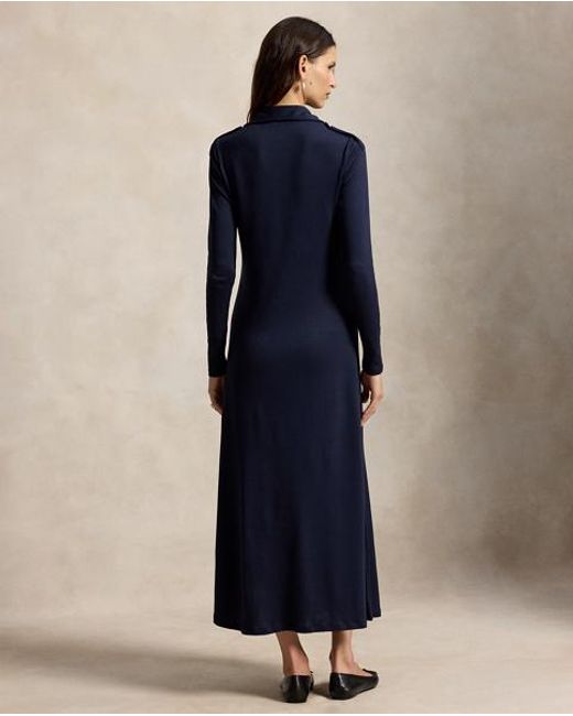 Polo Ralph Lauren Blue Interlock Utility Dress