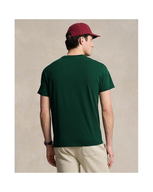 Polo Ralph Lauren Classic Fit Jersey T-shirt Met Print in het Green voor heren