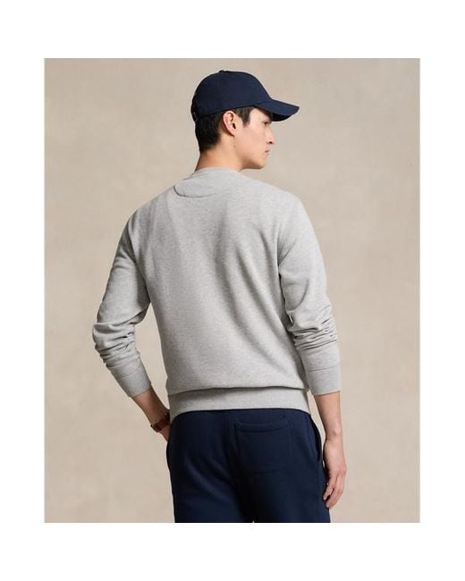 Polo Ralph Lauren Gray Classic Fit Performance Sweatshirt for men