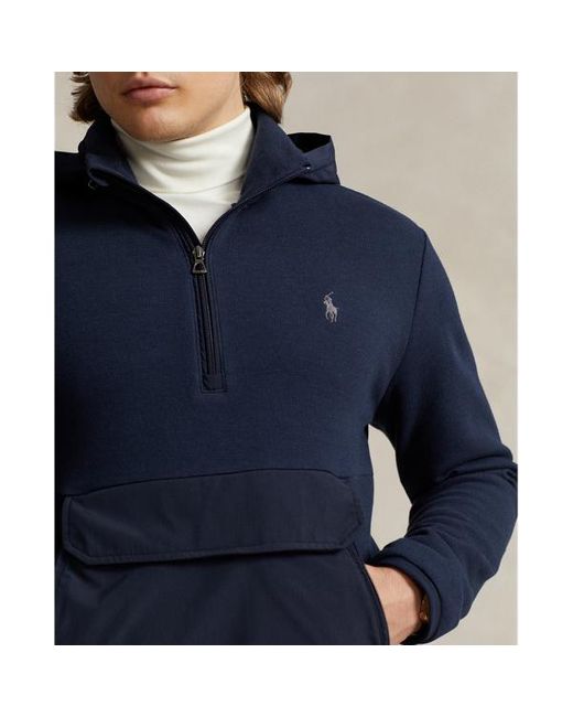 Polo Ralph Lauren Blue Hybrid Hooded Anorak for men