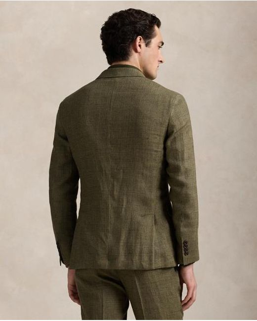 Ralph Lauren Polo Soft Tailored Kostuum Met Glen-Ruit in het Green voor heren