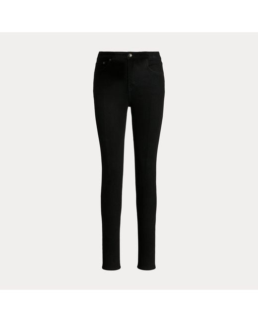 Ralph Lauren Black High-Rise Skinny Ankle Jean
