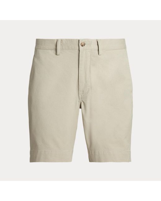 Polo Ralph Lauren Green 23 Cm Stretch Straight Fit Chino Short for men