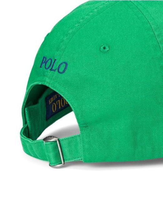Polo Ralph Lauren Green The Iconic Cotton Chino Ball Cap for men