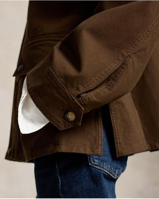 Polo Ralph Lauren Brown Cotton Utility Jacket