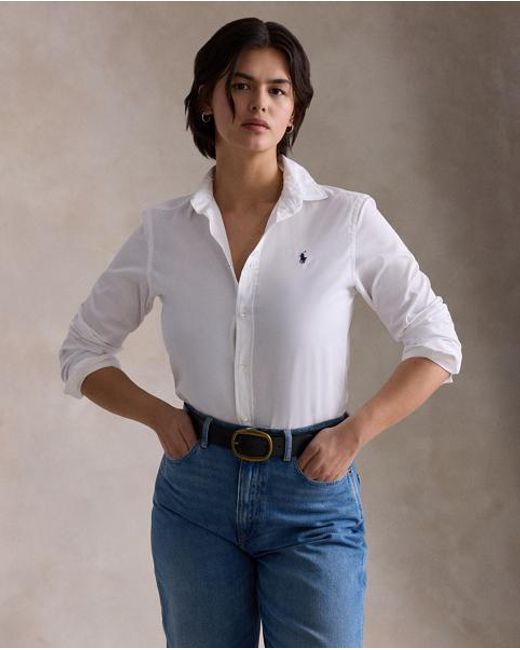 Polo Ralph Lauren Gray Slim Fit Cotton Shirt
