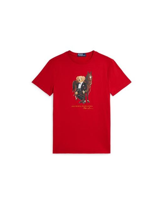 Polo Ralph Lauren Red Polo Bear Cotton T-Shirt for men