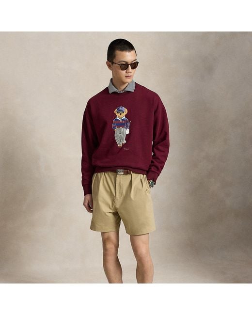 Ralph Lauren Red 16.5 Cm Cormac Classic Fit Twill Short for men