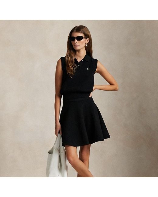 Polo Ralph Lauren Black Knit Circle Skirt