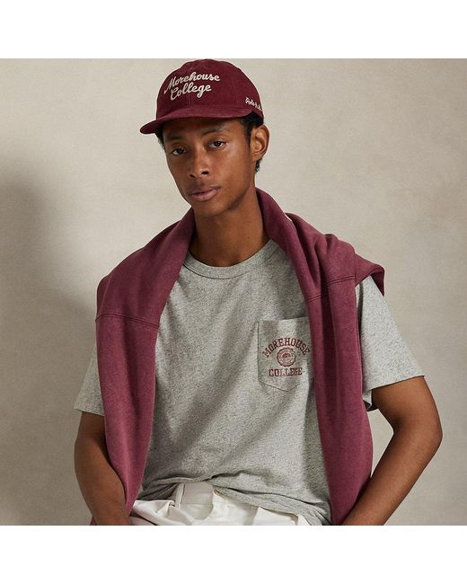 Ralph Lauren Brown The Morehouse College Crest T-Shirt for men