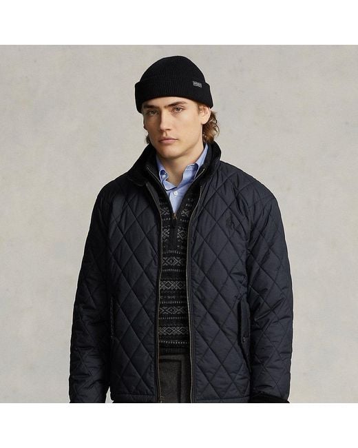 Ralph Lauren Water-repellent Quilted Jacket in Black for Men