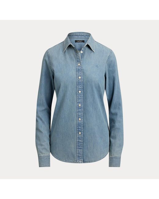 Ralph Lauren Blue Classic Fit Denim Shirt