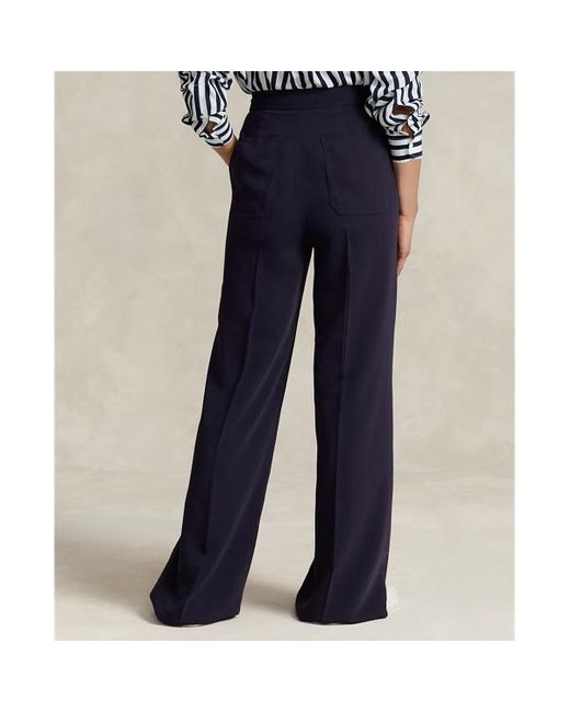 Polo Ralph Lauren Blue Wide-leg Pant